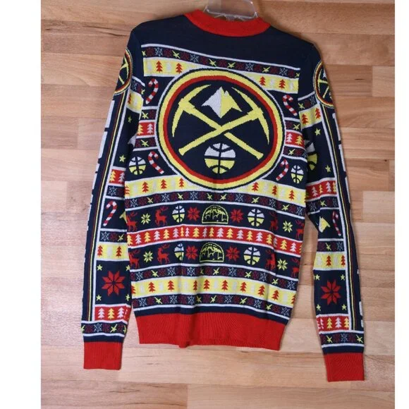 Denver Nuggets (NBA) Ugly Christmas Sweater-Men's Multiple sizes - Picture 2 of 3